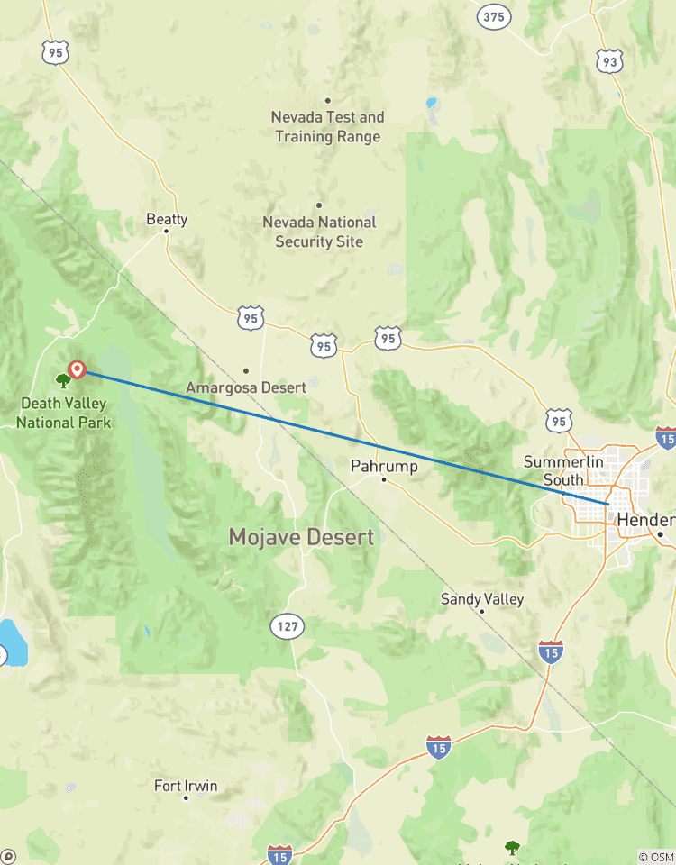 Circuito Circuito de un día al valle de la Muerte desde Las Vegas - circuito para grupos pequeños