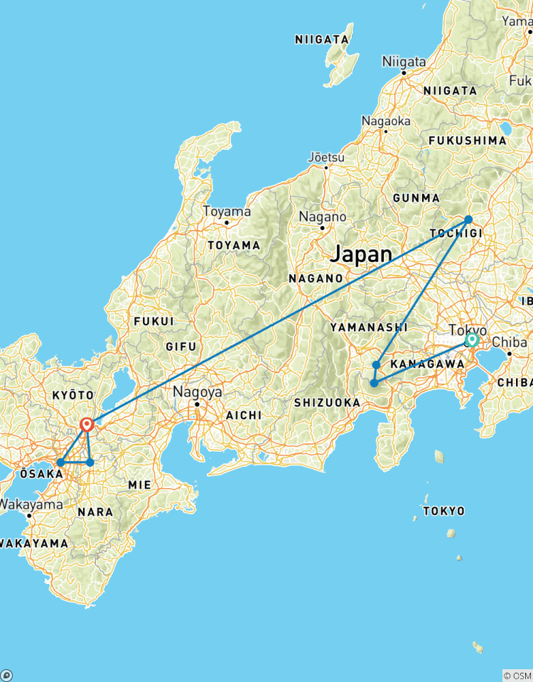10 jours - Circuit en petit groupe des hauts lieux du Japon circuit