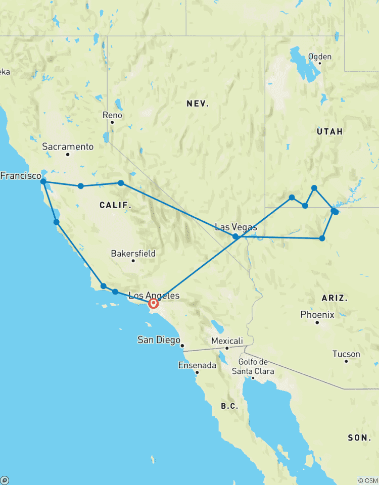 Los Angeles Loop - 7 dagen-rondreis