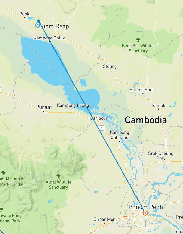 5 Dagen 4 Nachten in Siem Reap & Pnompenh-rondreis