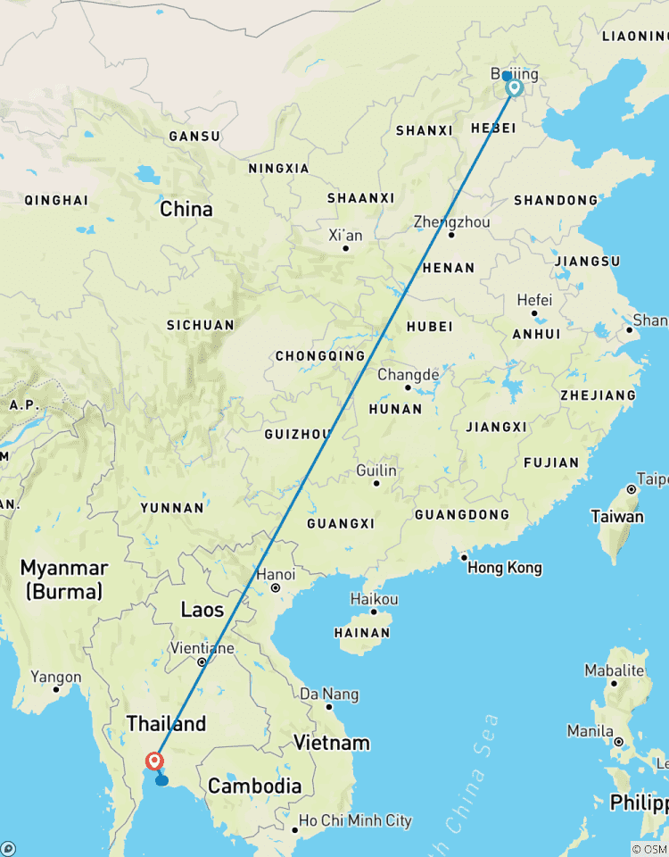 Circuito 9 Días Pekín, Bangkok y Pattaya