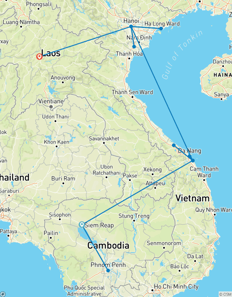 Exploring Indochina: 15 Days in Cambodia, Vietnam, Laos Tour
