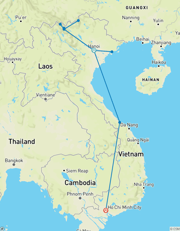 Vacances d\'aventure de 12 jours au Vietnam - Circuit privé circuit