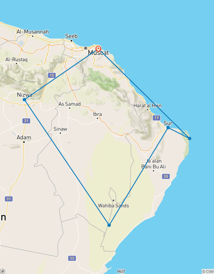 Oman - Tussen woestijn en bergen - Autoroute-rondreis
