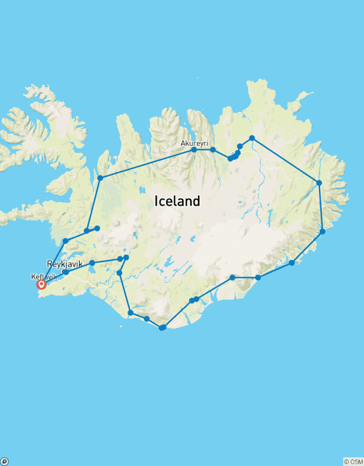 Iceland Express Circle - 6-Day Self-Drive Tour