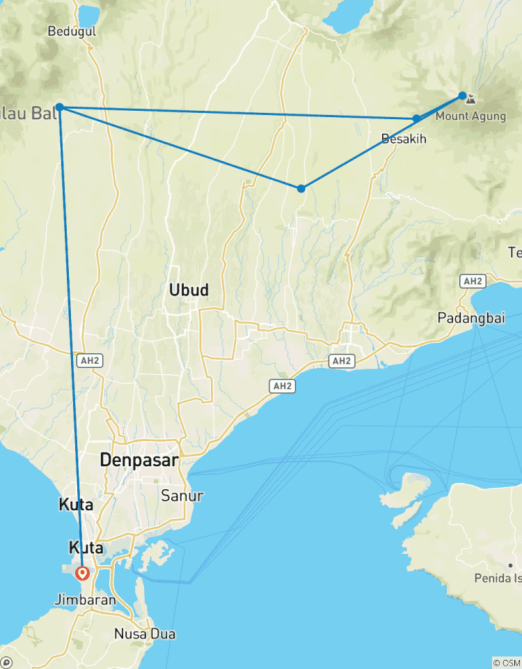 Circuito 3 días en Bali con Excursión a los Templos: Templo de Besakih, Aldea de Penglipuran y Más.