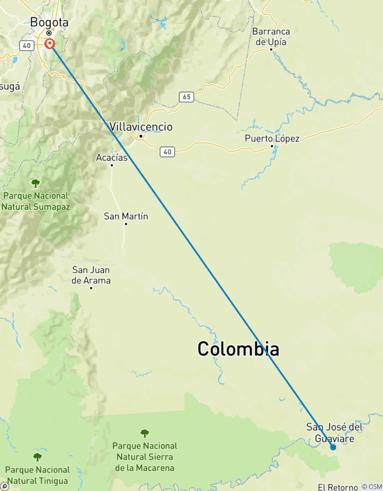 The Guaviare Jungle 3 days trip from Bogota Tour