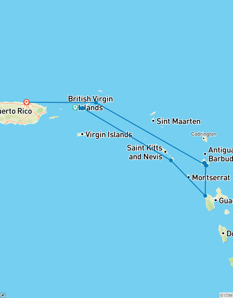 Quintessential Caribbean 2027 - 8 Days (from Saint Thomas Island to San Juan) Tour