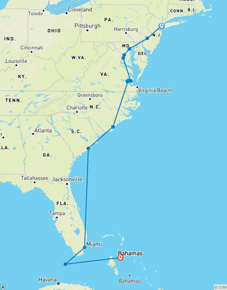 Circuito Viaje del Presidente: El Crucero del 250° Aniversario de América