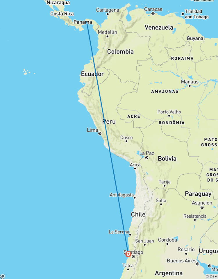 Retraite bien-être - de Panama City à Valparaiso circuit