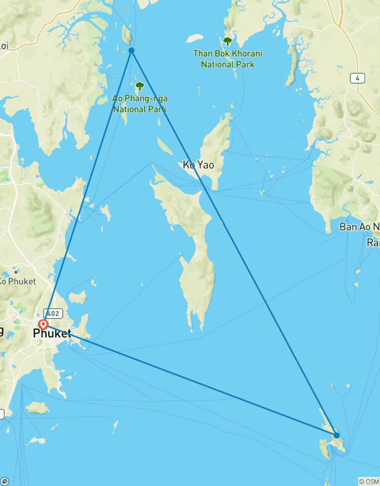 Circuito 7 Días en la Isla de Phuket Disfruta de los Lugares de Interés Más Atractivos.