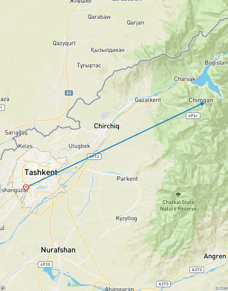 5-tägige Chimgan Usbekistan Trekking Tour Rundreise
