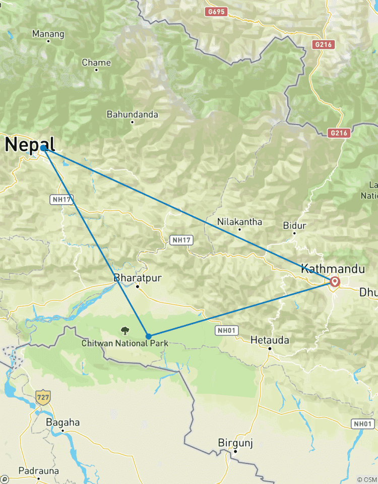 Circuit à Katmandou, Pokhara et Chitwan circuit