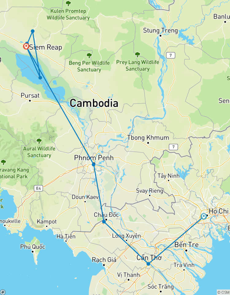 Circuito Vietnam y Camboya: En bicicleta de Saigón a Angkor Wat 6 días