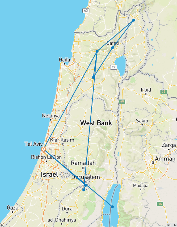 Israel entdecken Rundreise