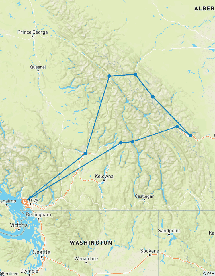 Canadian Rockies Express - 4 days Tour
