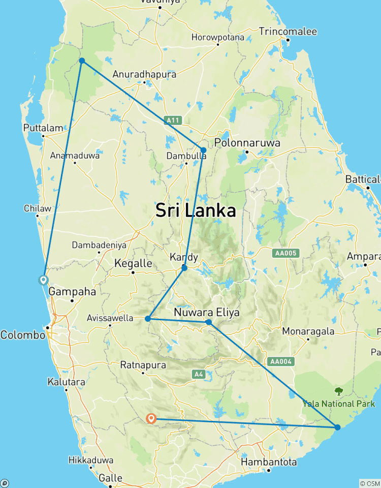 Sri Lanka Wings of Serendip Rundreise