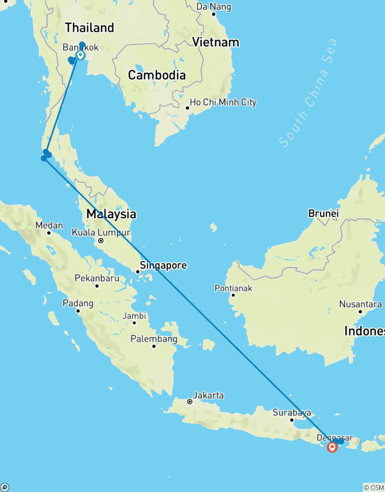 Fabelhaftes Thailand & Bali (privater Reiseführer & Fahrer) 13 Tage Rundreise