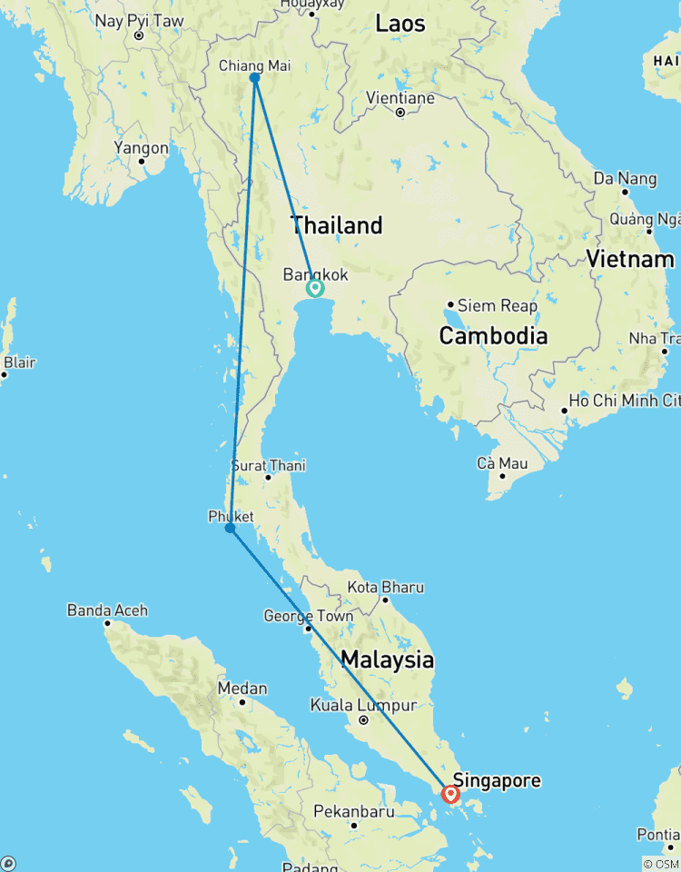 12 Tage Thailand & Singapur Entdeckungsreise für Familien (privater Reiseleiter & Fahrer) anpassbar Rundreise