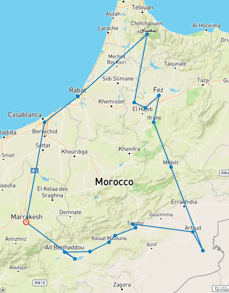 Private Tour: Das beste 7 Tage Marokko-Erlebnis ab Marrakesch Rundreise
