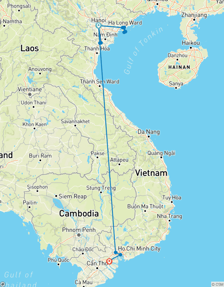 Circuito Viaje a Vietnam en 6 días para descubrir lo más destacado de Hanói a Ho Chi Minh