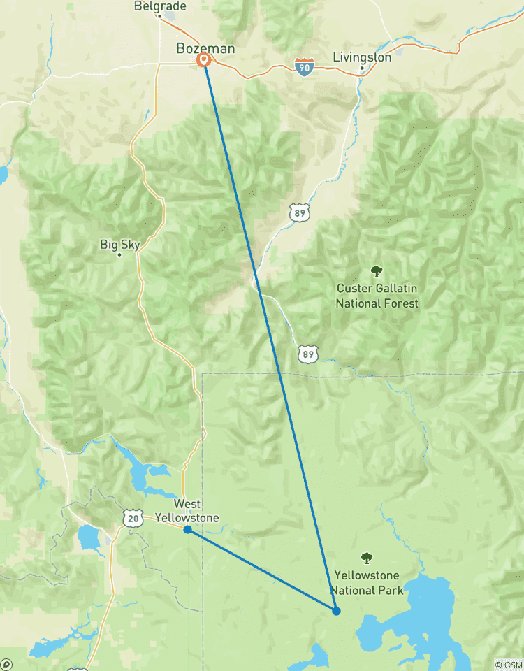 Yellowstone Sky Rim Backpacking circuit
