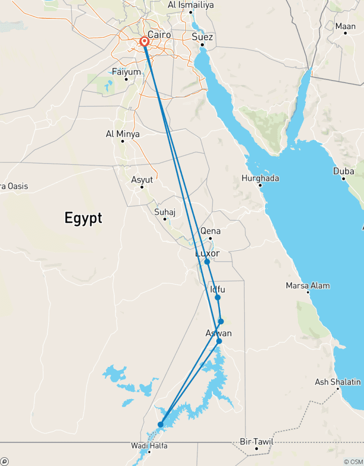 8-Day Egypt Trip: Pyramids, Nile Cruise & Ancient Wonders Tour