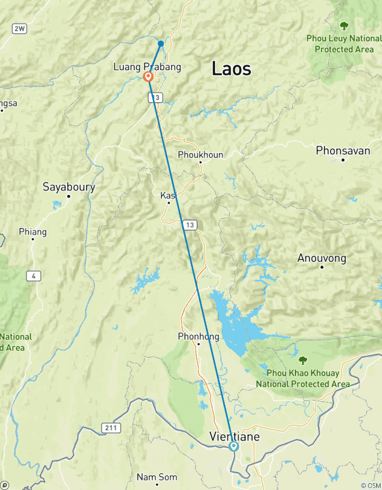 Discover Vientiane & Luang Prabang: 4-Day Laos Adventure Tour