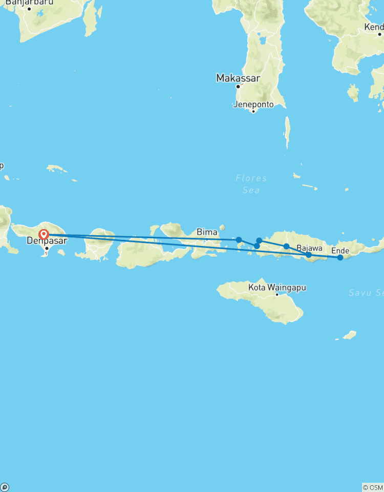 Circuito 8 días Isla de Flores y Parque Nacional de Komodo Rinca (desde/hasta Bali)