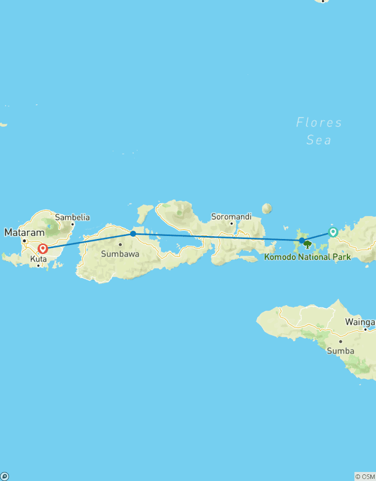 Circuito Navegación de la isla de Komodo a Lombok 5D4N