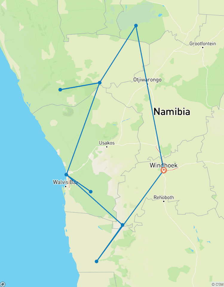 11 Tage Namibia Dünen, Kulturen und Wildtiere Safari Rundreise