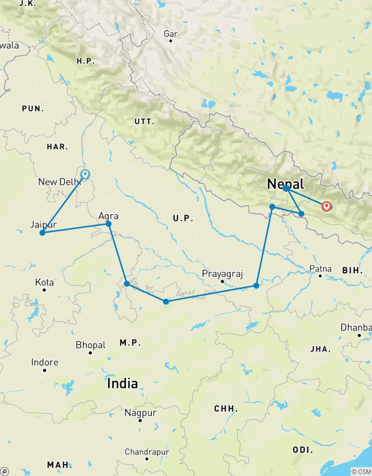 India with Nepal Tour- Best Seller Tour