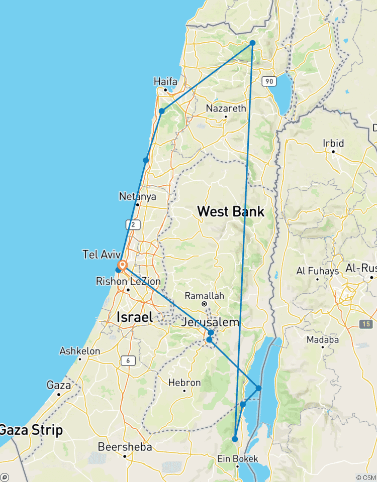 7 Day Jewish History Israel Tour Package Tour