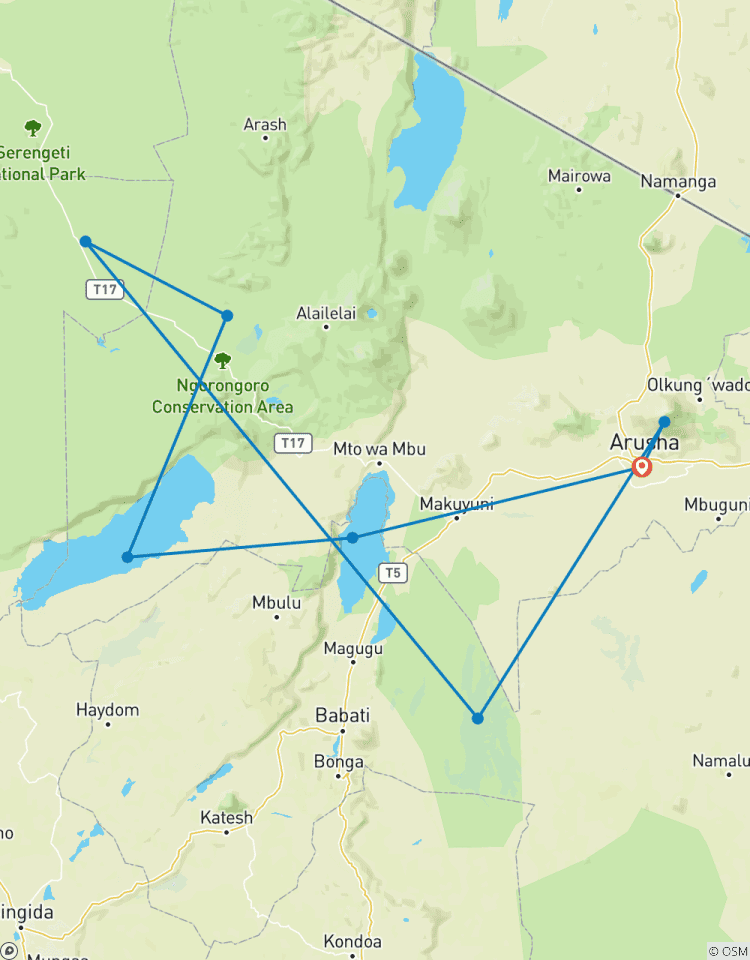 10 Daagse Tanzania Wildernis Expeditie-rondreis