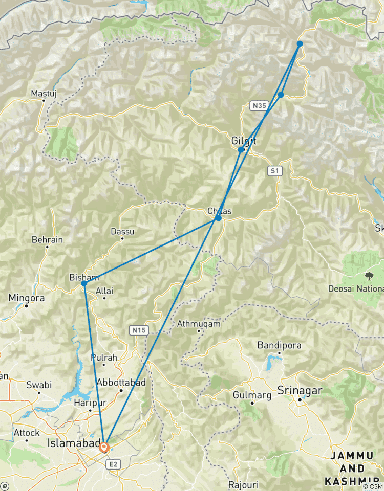 Karakoram Highway und Hunza Road Rundreise