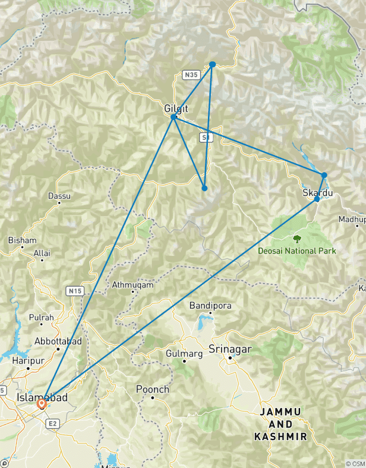 Entdeckungsreise Sie Nordpakistan Hunza, Skardu und das Nanga Parbat Base Camp Rundreise