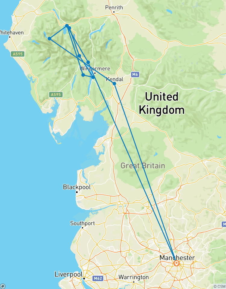 Lake District From Manchester - 3 days Tour