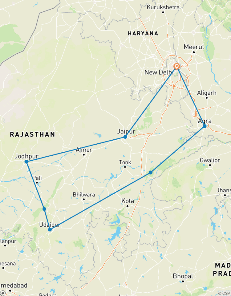 10 Daagse Avontuurlijke Rajasthan Tour Met Wilde Dieren - Taj Mahal Zonsondergang Zonsopgang-rondreis