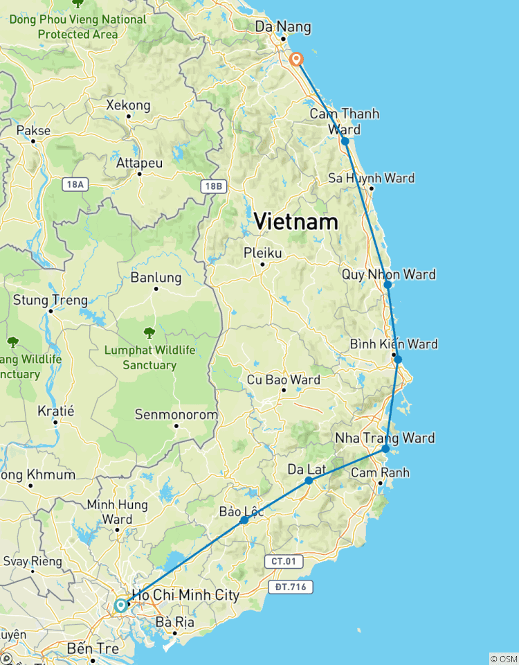 Circuito Aventura ciclista definitiva de Saigón a Hoi An