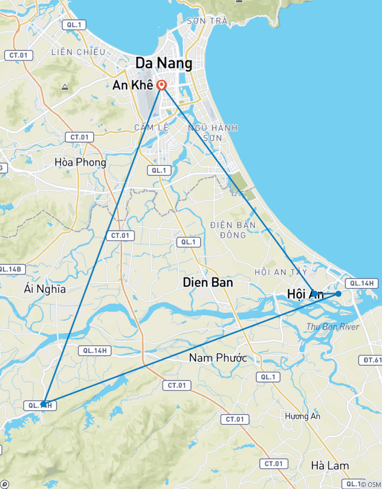 L\'incroyable Da Nang et Hoi An 4 jours 3 nuits circuit