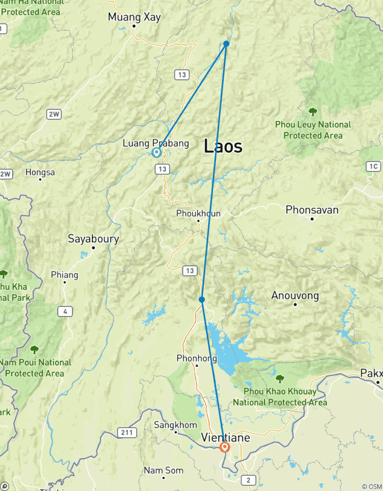 8-Day Northern Laos Adventure: Luang Prabang, Vang Vieng, and Vientiane Tour
