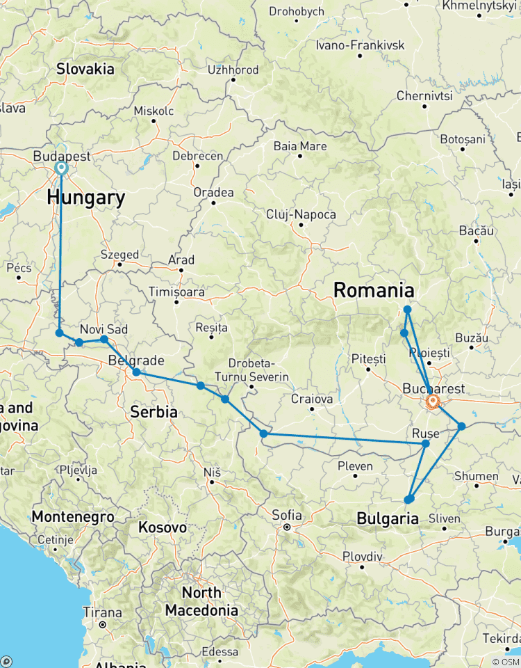 Circuito Descubrimiento de los Balcanes con 1 noche en Bucarest y 2 noches en Transilvania 2026