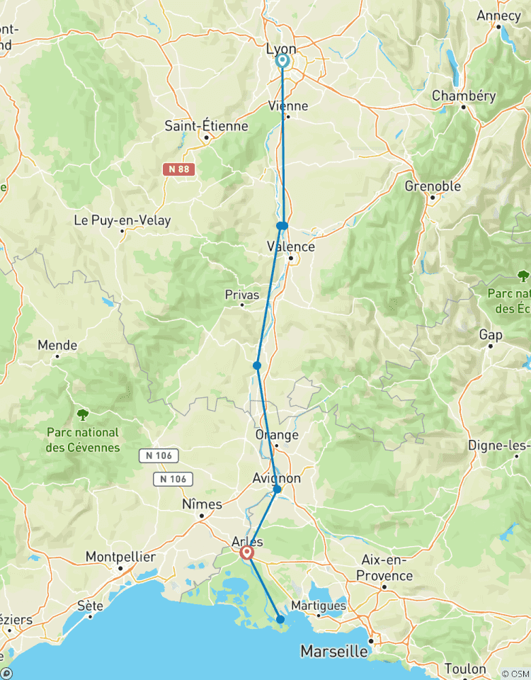 Circuito Activo y Descubrimiento en el Ródano (dirección sur) 2026