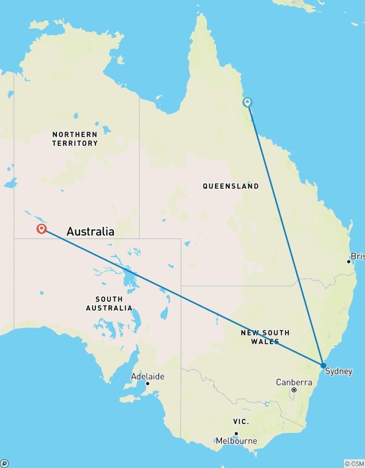 Circuito Australia - 9 Días Lo más destacado de Cairns, Sydney y Uluru Ayers Rock