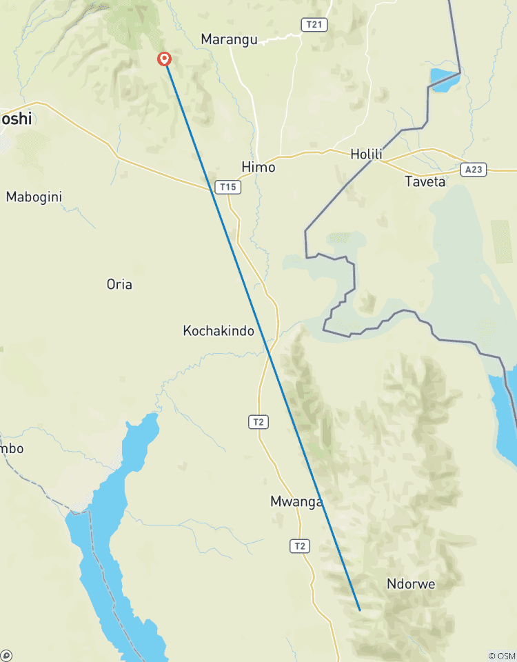 Circuito Mejor excursión por el Kilimanjaro: Experiencia de 1 día en la Ruta de Marangu