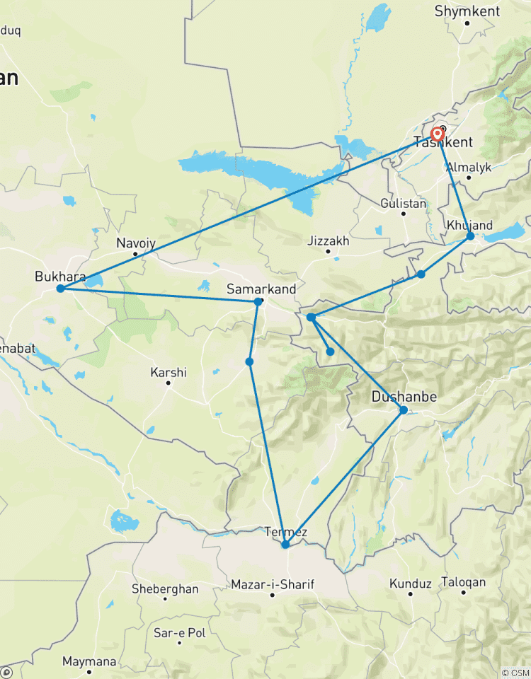 Rundreise Usbekistan - Tadschikistan - Geführte Privatreise Rundreise