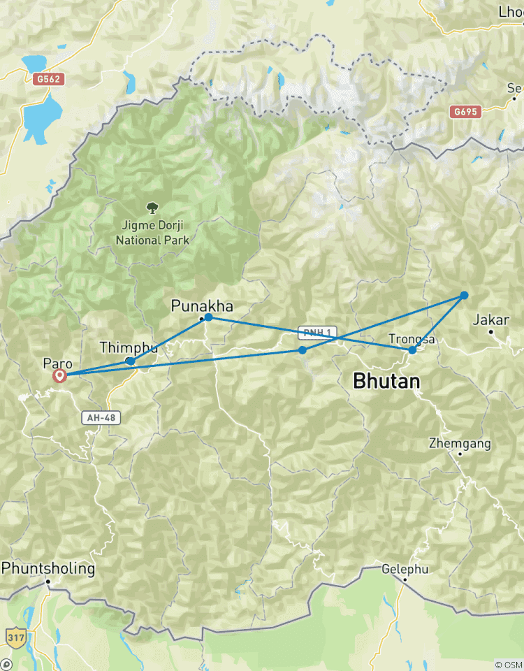 Bhutan: Reise ins Land des Glücks - Geführte Privatreise Tour
