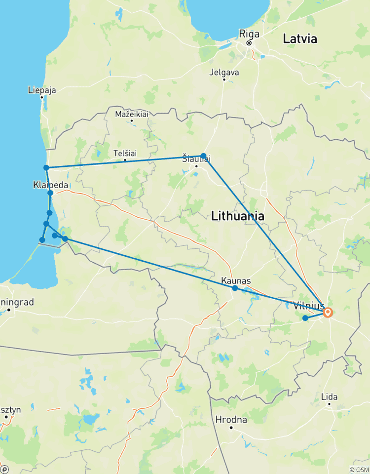 Litauen-Reise: Dünen, Seen, Traditionen - Geführte Privatreise Rundreise