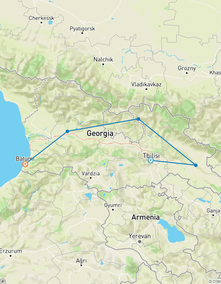 Georgia - From the Greater Caucasus to the Black Sea - Guided Private Tour Tour