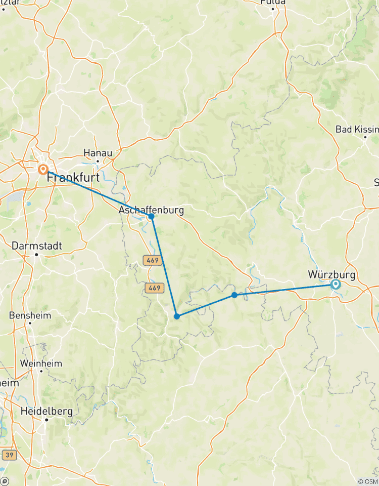 Fietstocht langs de Main | Würzburg naar Frankfurt-rondreis